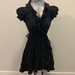 Aritzia Polkadot Wrap Dress